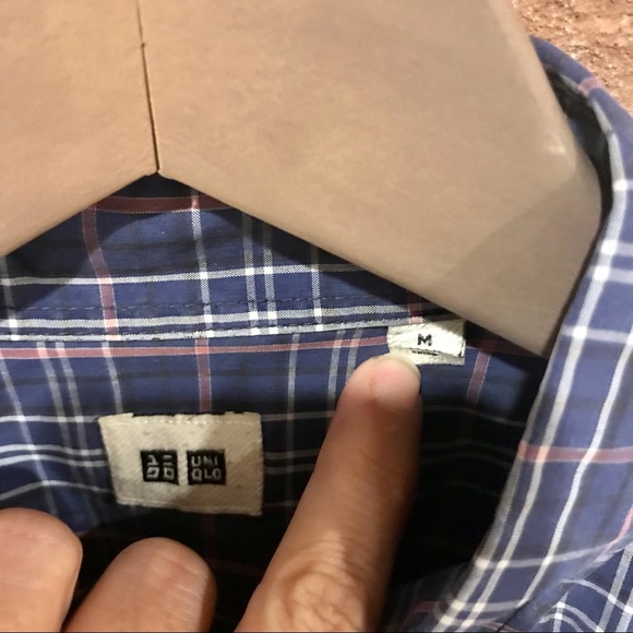 Uniqlo multicolored gingham shirt. Size M - Picture 3 of 9